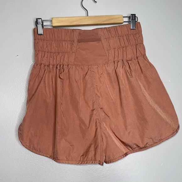 Free People Movement The Way Home High Rise Shorts Peaches Orange XS - Picture 7 of 7